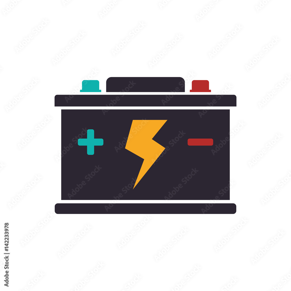 Battery car isolated vector illustration graphic design Battery car isolated vector illustration graphic design