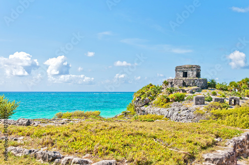 Tulum Ruins by the Caribbean Sea