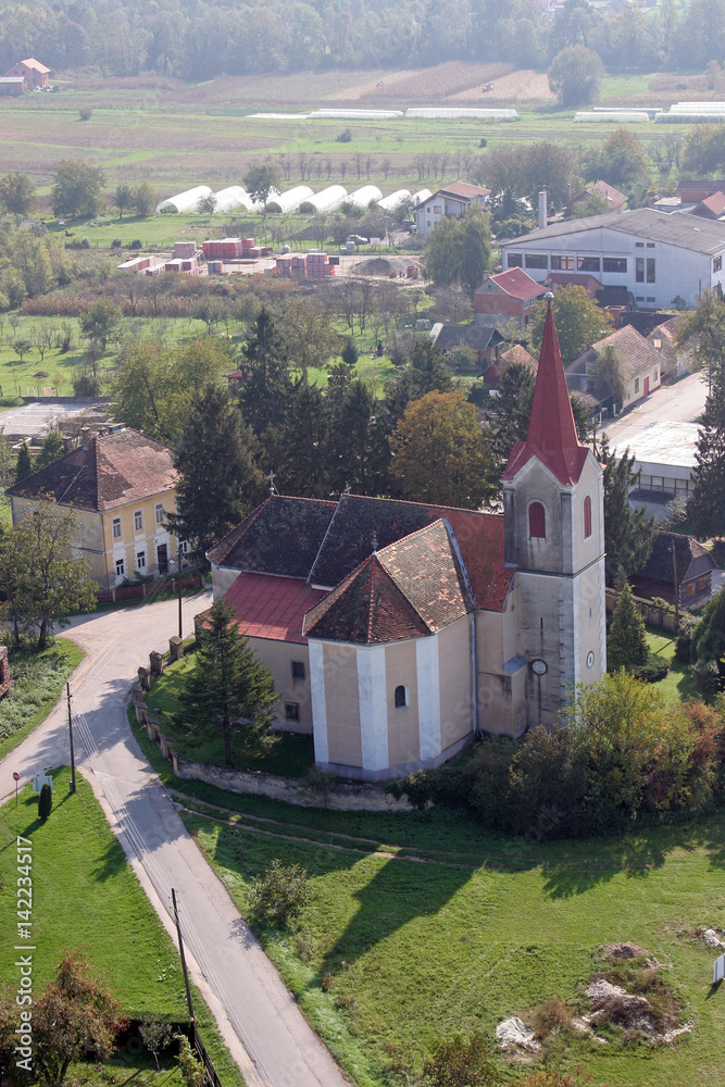 Parish Church of Saint Martin in Scitarjevo, Croatia.