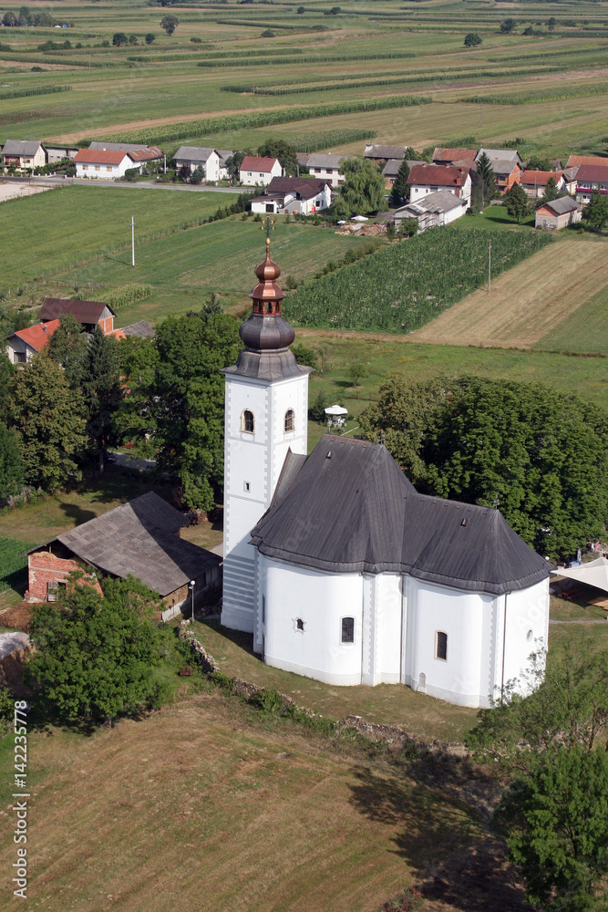 Parish Church of Saint Mary Magdalene in Donja Kupcina, Croatia.