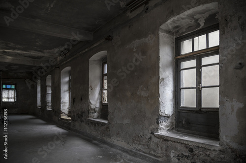 abandoned building interior