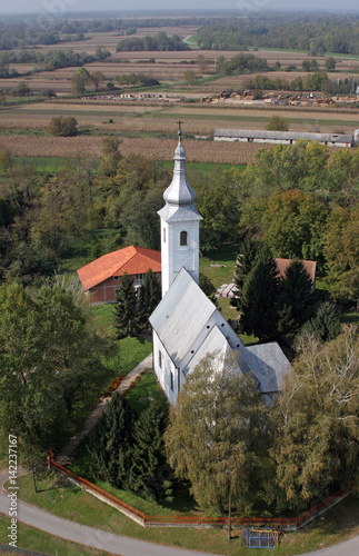 Parish Church of Saint Martin in Martinska Ves, Croatia. photo