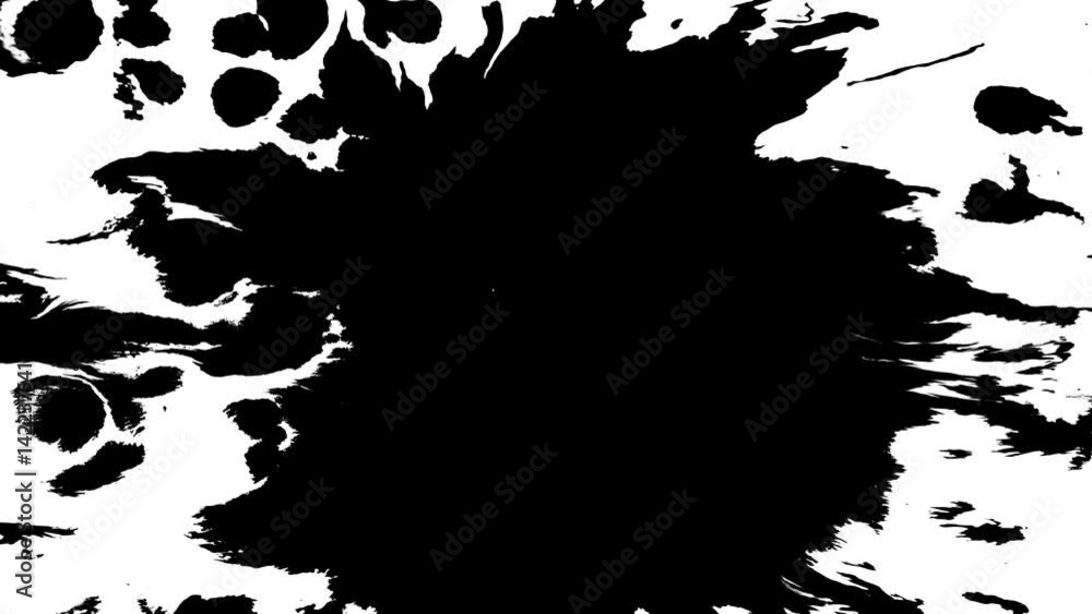Many ink drops on wet paper 04 Many ink drops on wet paper 04