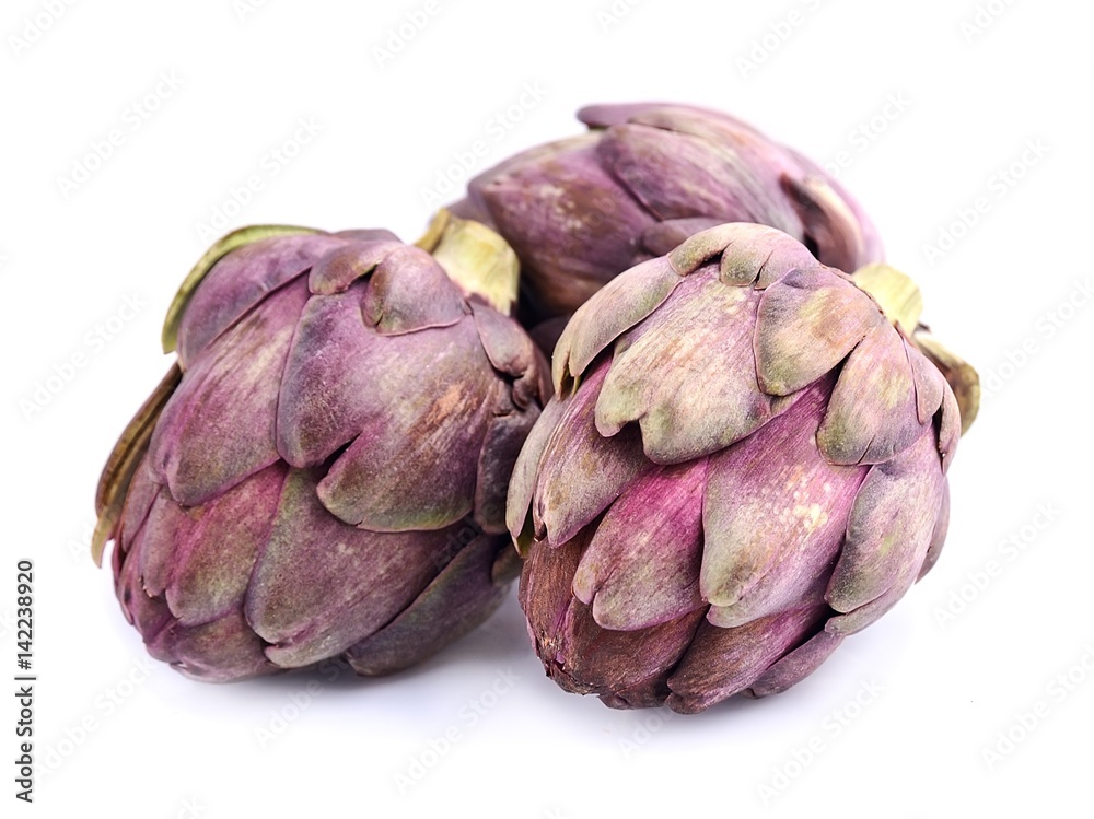 Fototapeta premium Fresh artichokes .