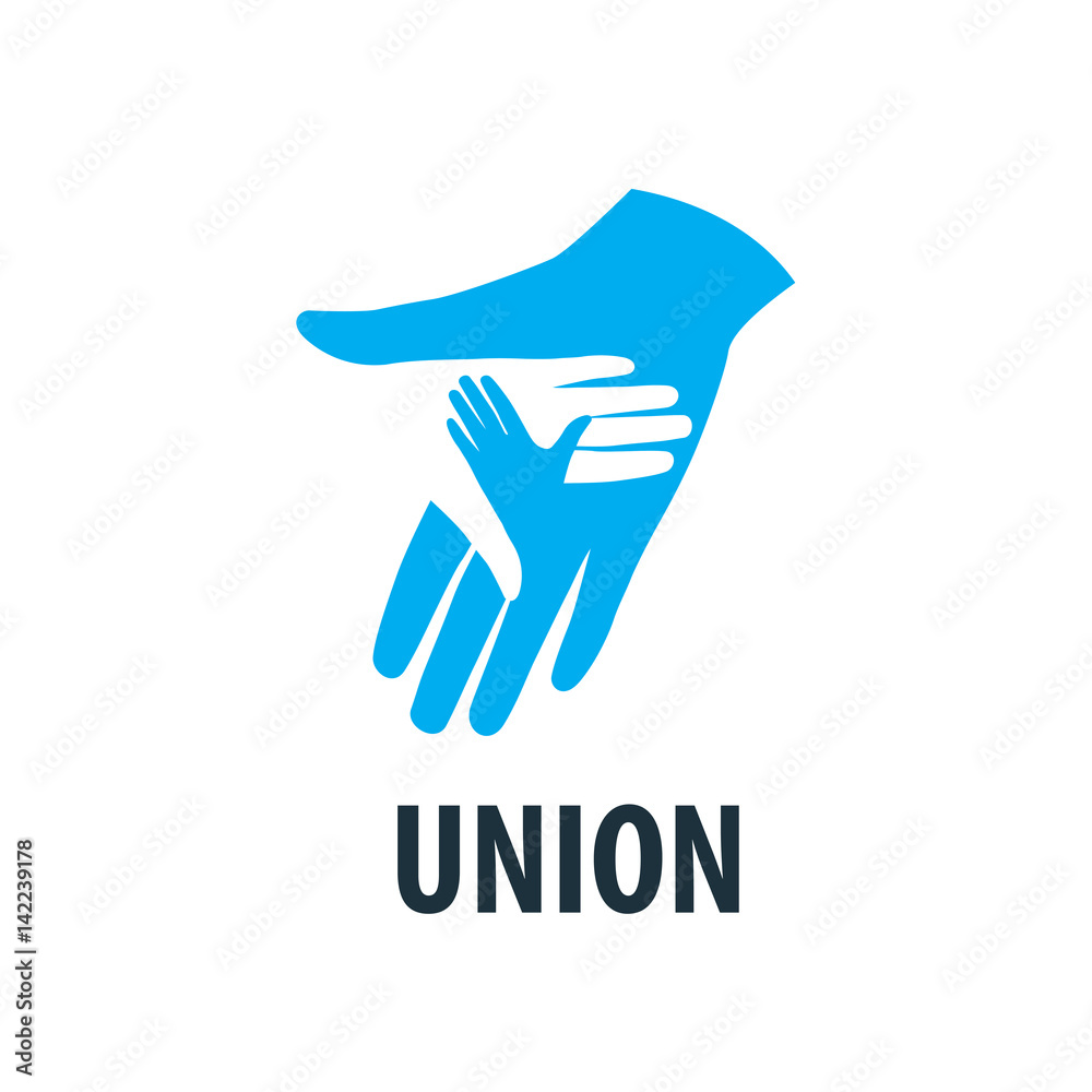 Fototapeta premium vector logo handshake