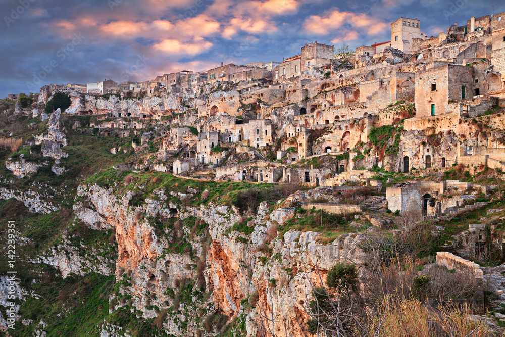Matera, Basilicata, Italy: the old town carved into the rock