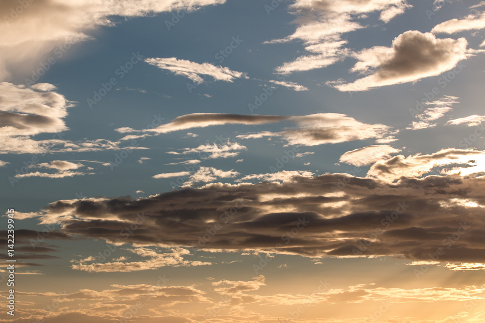 Fototapeta premium Sky at sunset