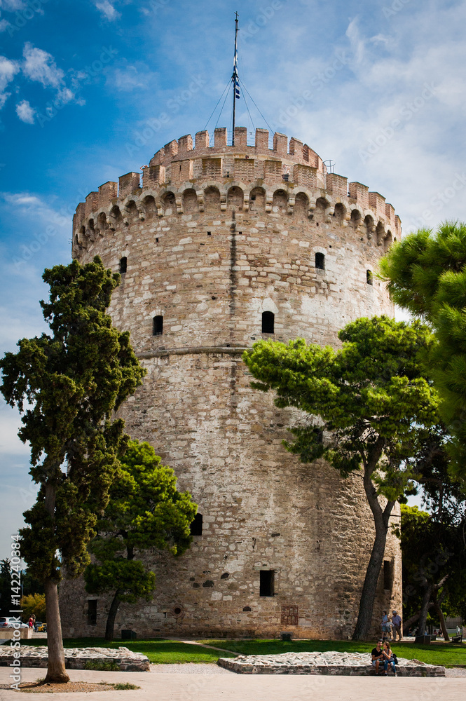 Greece, Thessaloniki, about july 2015, The White Tower