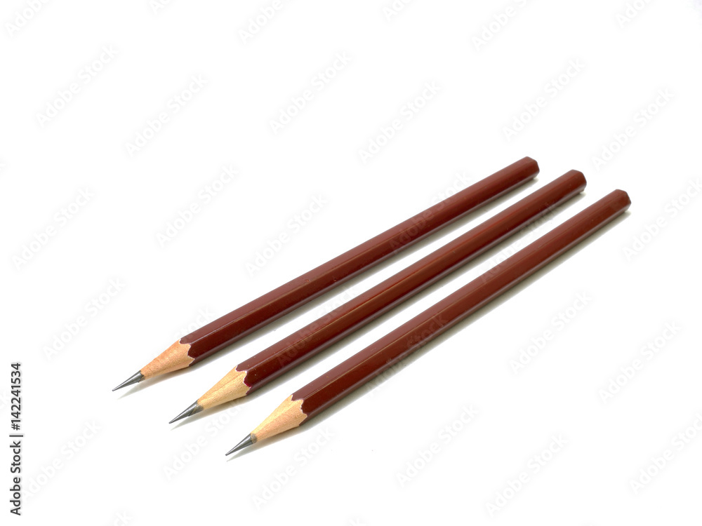 Pencils on white Pencils on white
