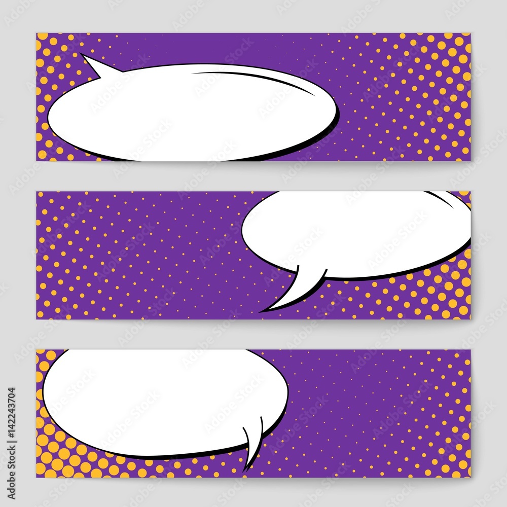 Abstract creative concept vector comic pop art style blank, layout ...