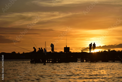 Sunset in Mauritius