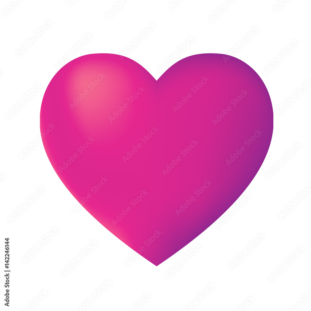 valentine heart. vector illustration