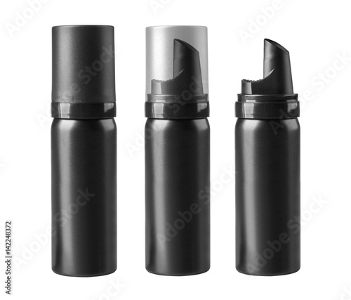 cosmetic bottle black