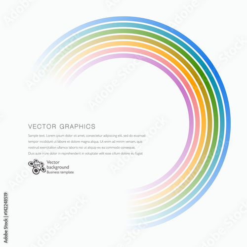 Rainbow Arc #Vector Graphics