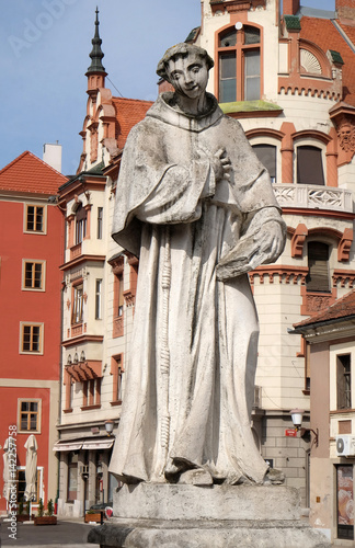Saint Anthony of Padua statue, Plague column at Main Square of the city of Maribor in Slovenia