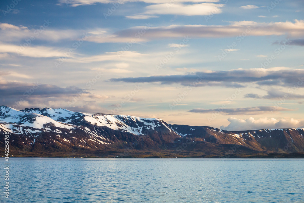 Beautiful view of northern Norway near Alta