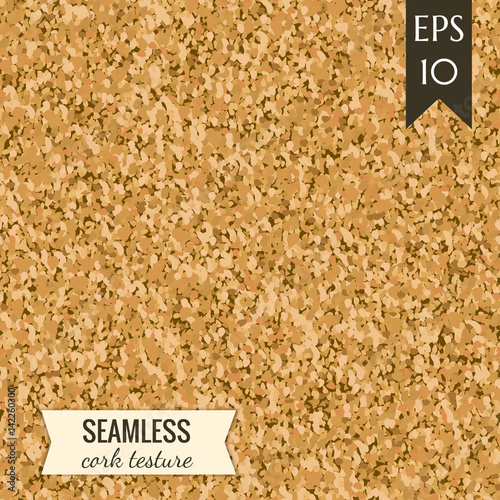 Seamless cork tecture.