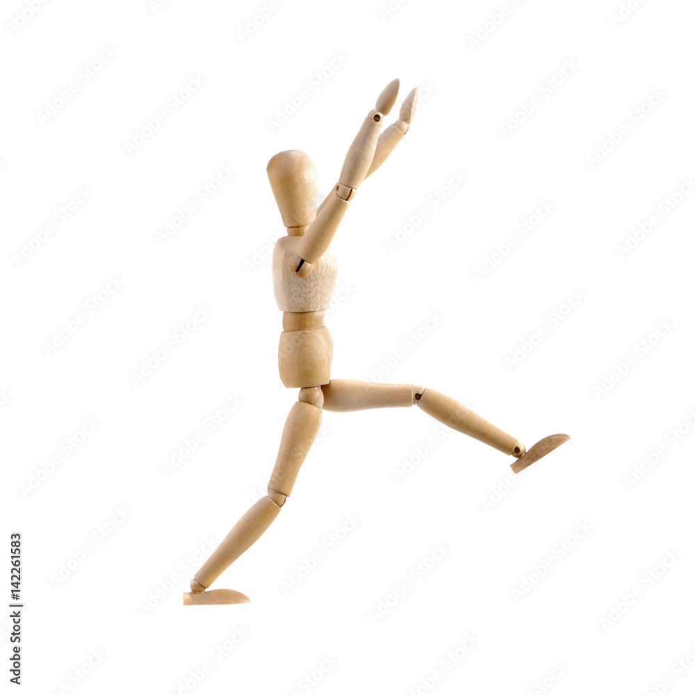 Holzfigur als Symbolfoto für Zukunf und Glück Holzfigur als Symbolfoto für Zukunf und Glück