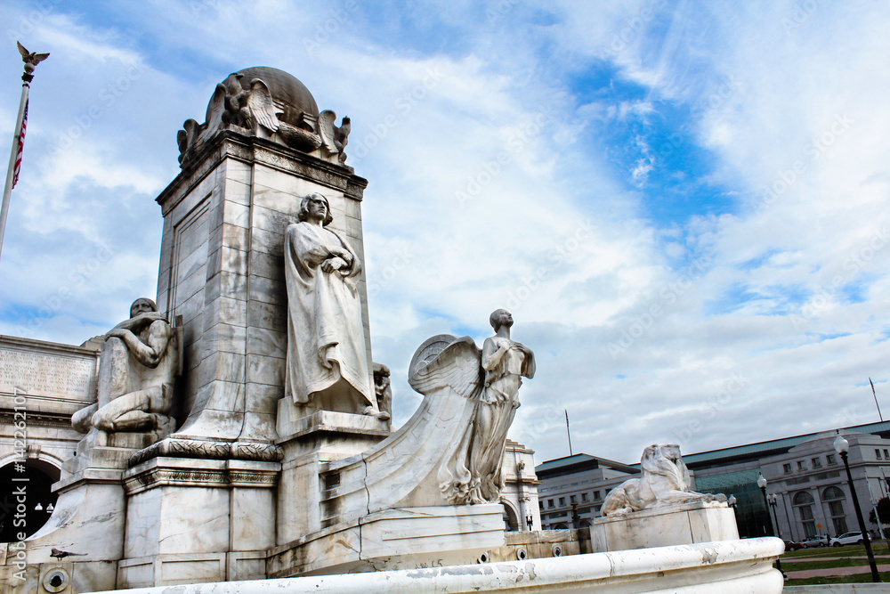 Obraz premium Columbus Fountain