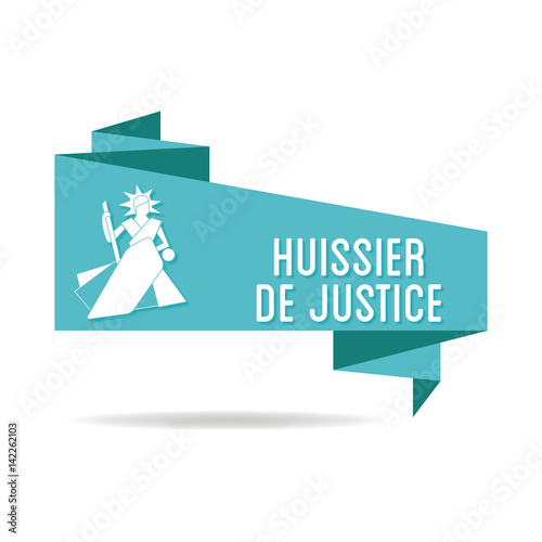 Logo huissier de justice.