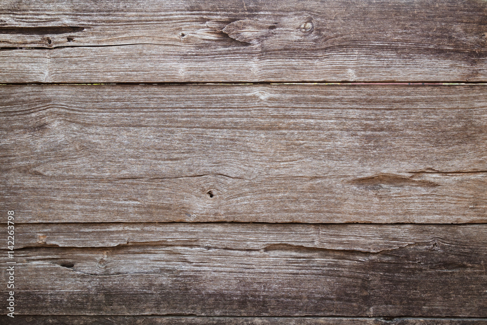 Fototapeta premium Close-up na starym tekowym pokładzie ściany tekstury tła.