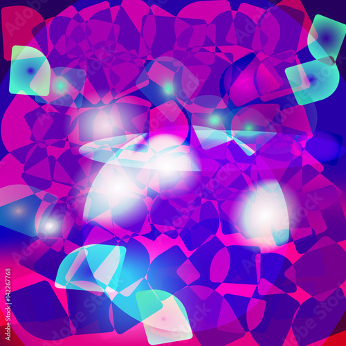 Vector background of light figures. Colorful background.