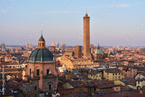 Bologna dall'alto (veduta dalla Basilica di San Petronio) photo