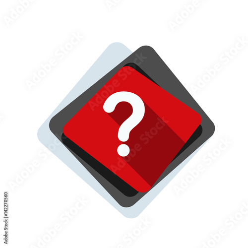 Help Question buton illustration