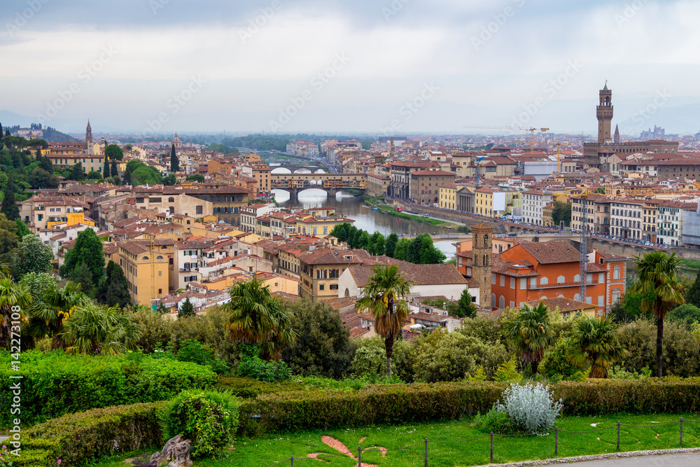 Florence panorama city skyline, Florence, Italy