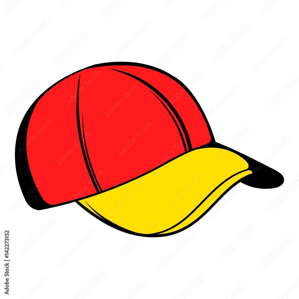 Vetor de Baseball cap icon, icon cartoon do Stock | Adobe Stock