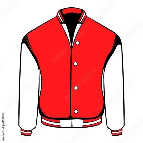 Sport jacket icon, icon cartoon