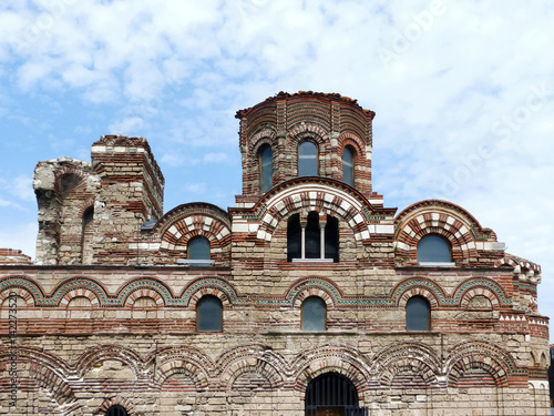 The Church of Christ Pantocrator Is a medieval Eastern Orthodox church in the Bulgarian town of Nesebar on the Black Sea coast. Part of the Ancient Nesebar UNESCO World Heritage Site photo