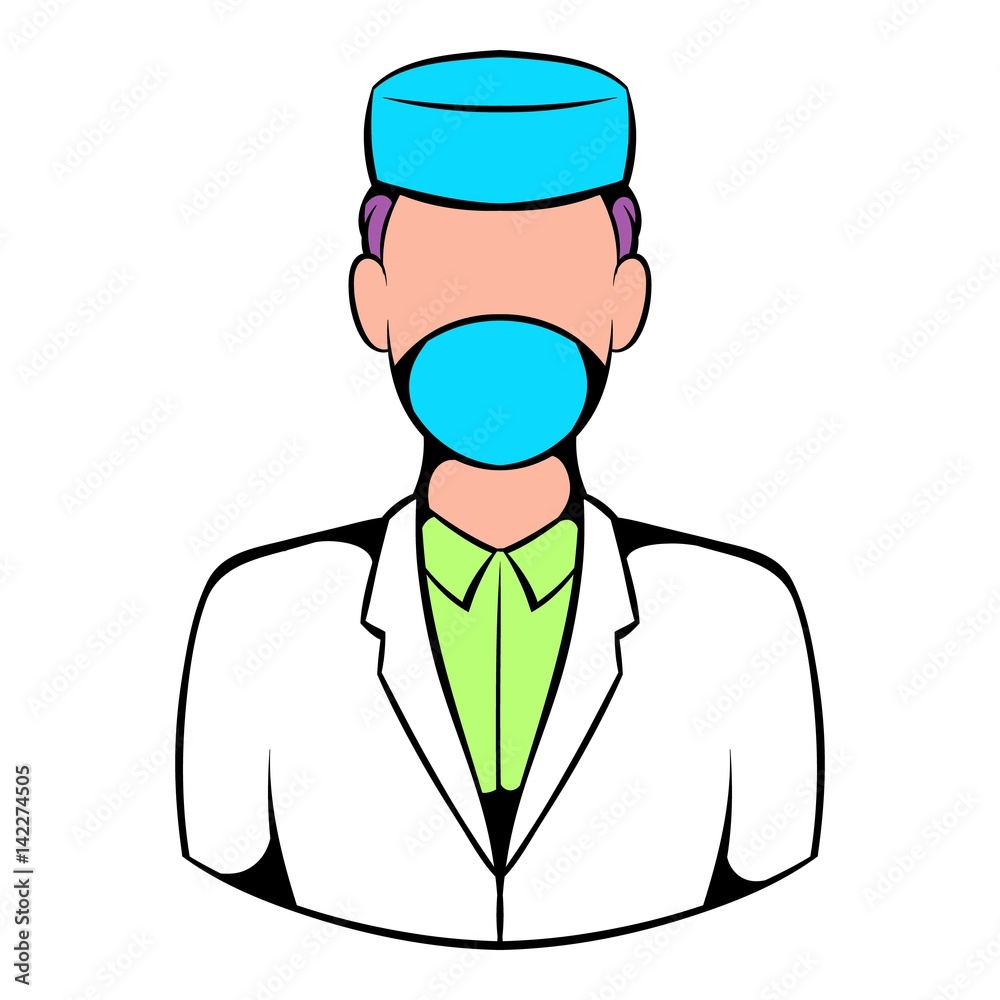 Doctor icon, icon cartoon
