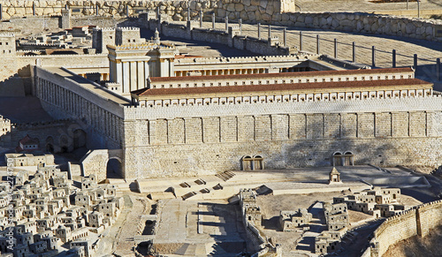 Фотография Model of ancient Jerusalem at the time of the second temple