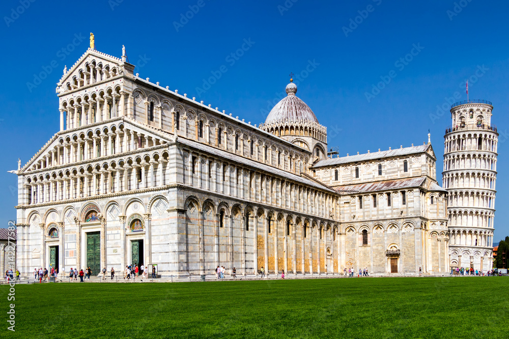 Fototapeta premium Pisa Cathedral at the square of miracles, Tuscany, Italy
