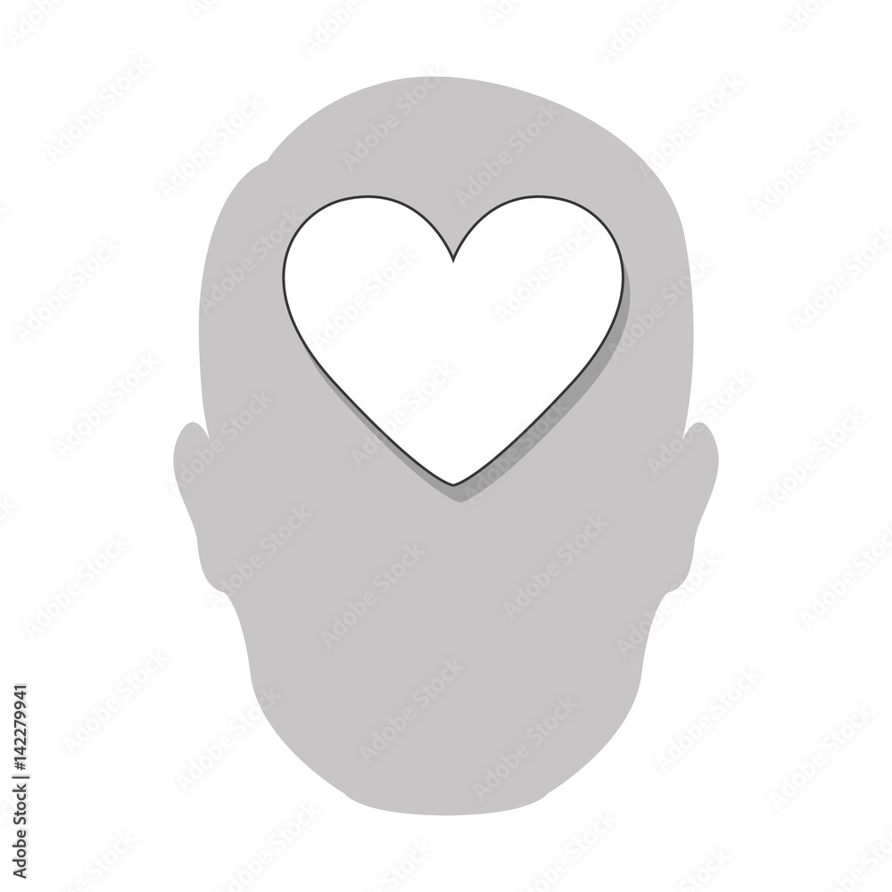 person heart brain icon, vector illustration design person heart brain icon, vector illustration design