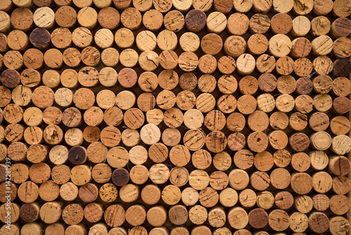 Cork caps background