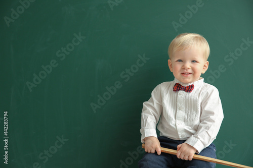 Cute little boy with pointe...
