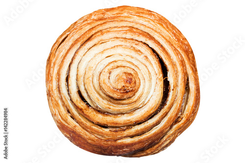 Tasty pastry isolated on white background