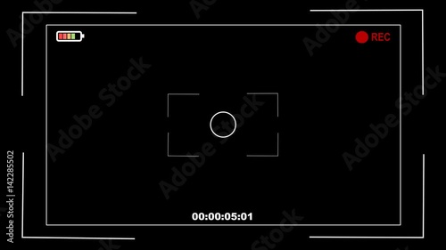 Camera Recording Screen with alpha channel, 4k
