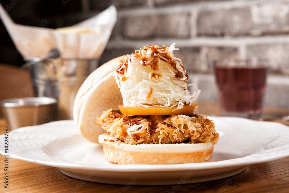 pork cutlet burger pork cutlet burger