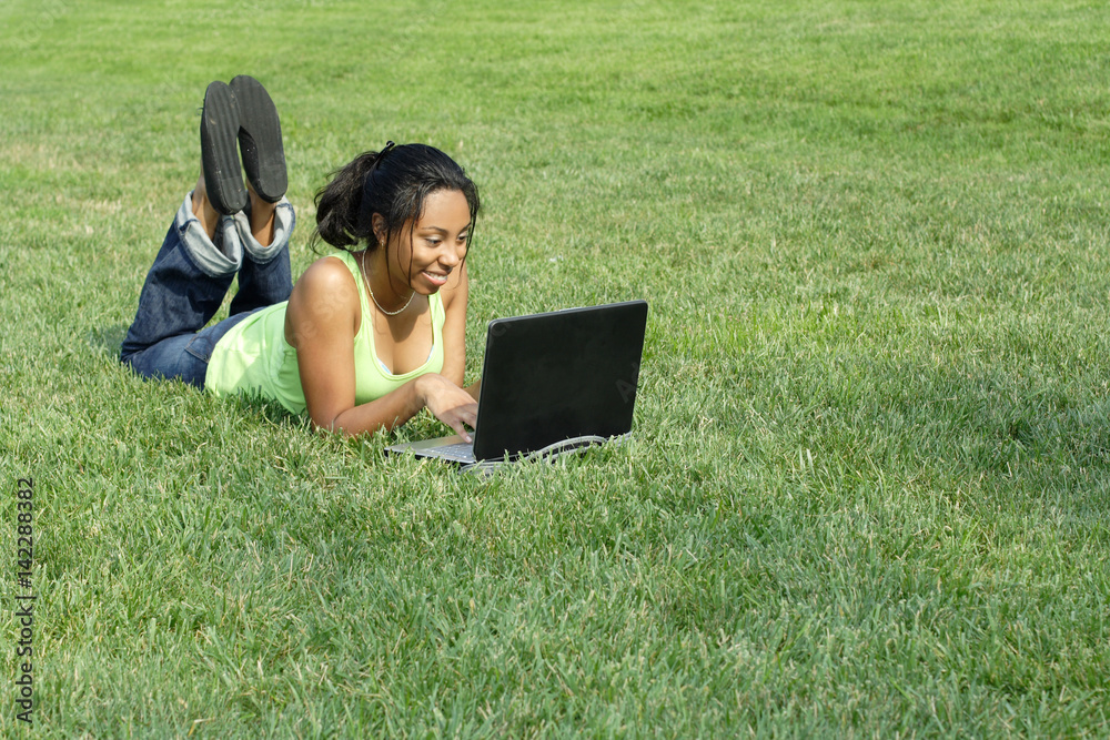 Female African American College Student Female African American College Student