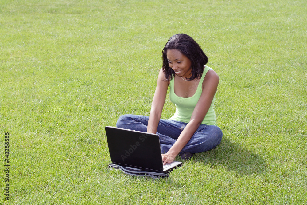 Female African American College Student Female African American College Student