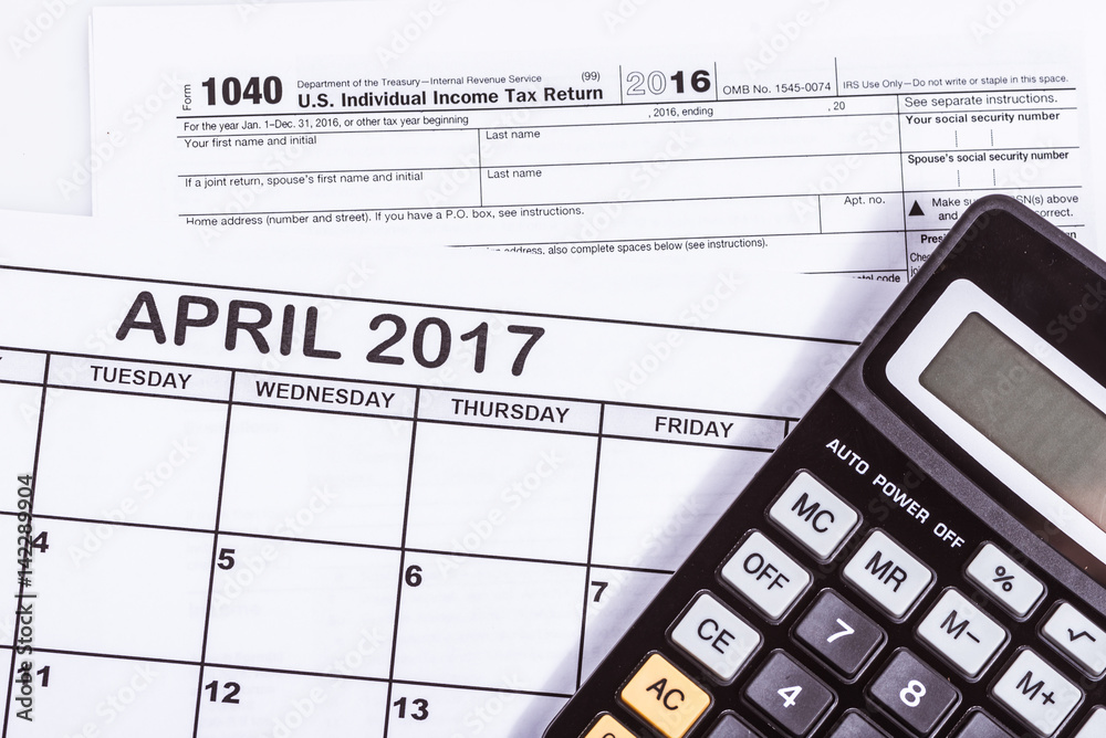 1040 tax return with calender 1040 tax return with calender