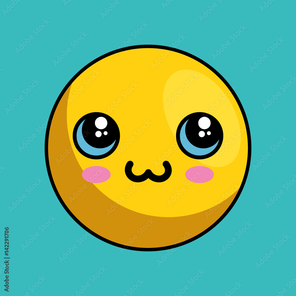 cute face kawaii style vector illustration design cute face kawaii style vector illustration design