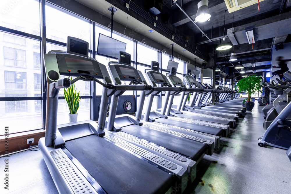 Fototapeta premium interior of modern gym