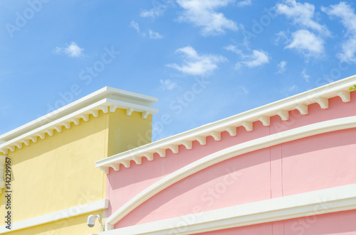 colorful wall in Italy style