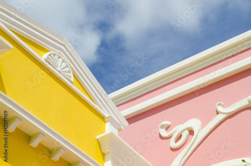 colorful wall in Italy style