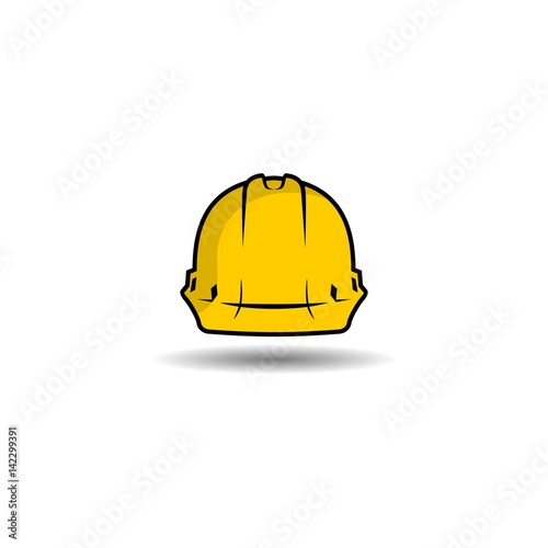 safety helmet vector logo