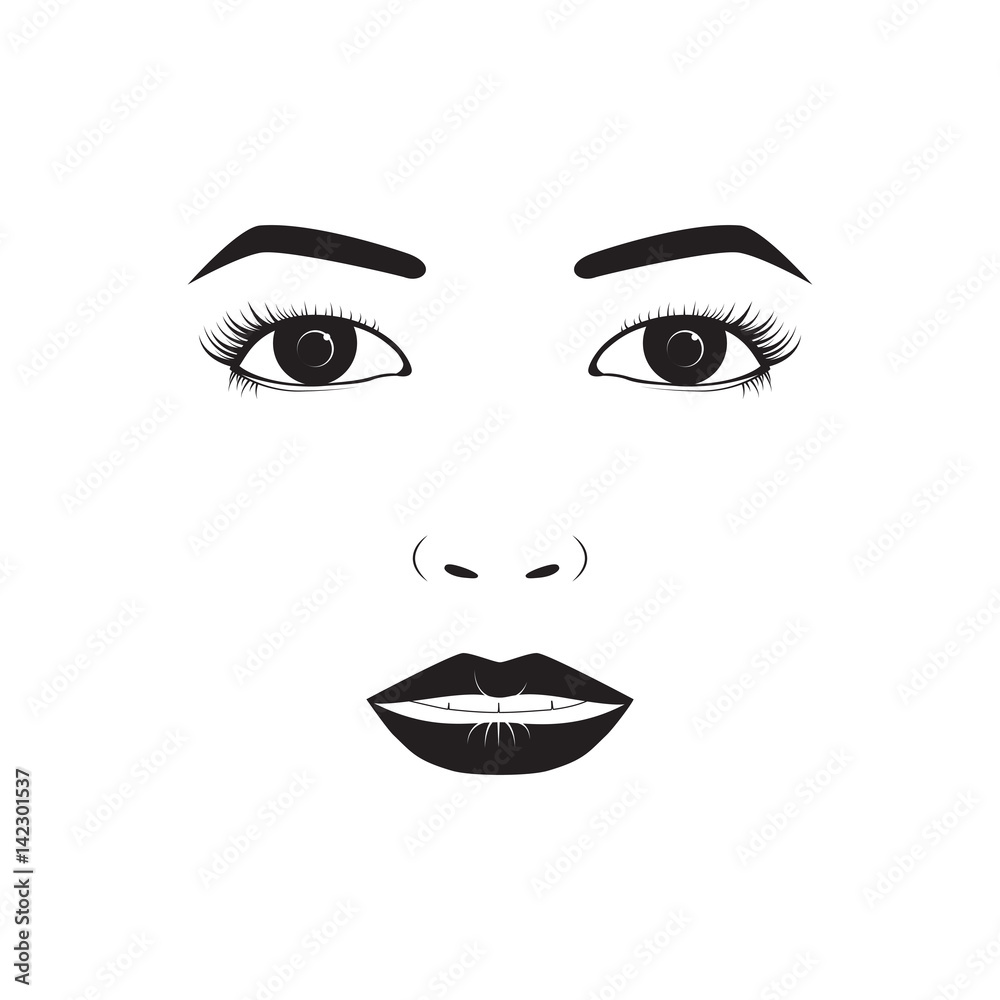 Girl emotion face laugh cartoon vector illustration and woman emoji icon cute symbol character human expression black silhouette female avatar tongue feeling. Girl emotion face laugh cartoon vector illustration and woman emoji icon cute symbol character human expression black silhouette female avatar tongue feeling.